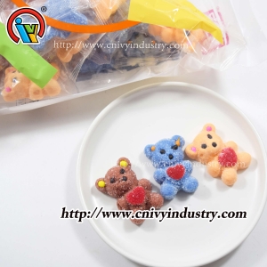 Вкусные зефирные конфеты в форме медвежонка