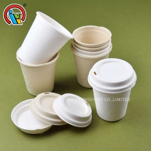 Биоразлагаемые кофейные чашки с крышками